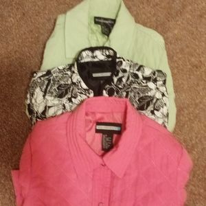 NEW. Lot of 3 Requirements Women's Jacket's.